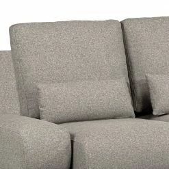 Fredriks Ecksofa Lirac - Webstoff - Webstoff Sogol: Grau - Longchair davorstehend rechts -WOHNZIMMERMÖBEL Verkäufe 1000243287 210330 18220600766 DETAILS P000000001000243287