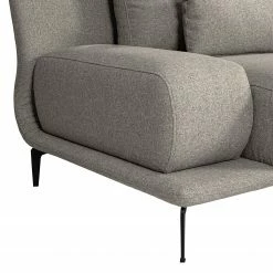 Fredriks Ecksofa Lirac - Webstoff - Webstoff Sogol: Grau - Longchair davorstehend rechts -WOHNZIMMERMÖBEL Verkäufe 1000243287 210330 18220600769 DETAILS P000000001000243287
