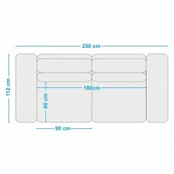Fredriks Sofa Gurat (3-Sitzer) - Webstoff - Webstoff Sada: Beige -WOHNZIMMERMÖBEL Verkäufe 1000243291 210330 18221000833 SKETCH DETAILS P000000001000243291 sketch