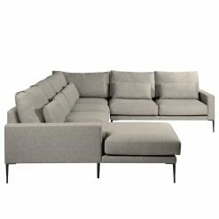 Fredriks Wohnlandschaft Garlin - Webstoff - Webstoff Sogol: Grau - Longchair davorstehend links / Ottomane rechts 14 Fredriks Wohnlandschaft Garlin - Webstoff - Webstoff Sogol: Grau - Longchair davorstehend links / Ottomane rechts -WOHNZIMMERMÖBEL Verkäufe 1000243339 210330 18225501433 DETAILS P000000001000243339