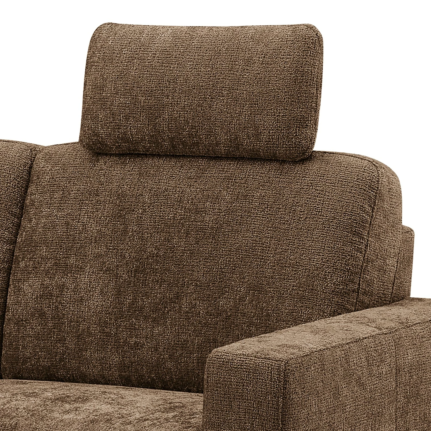 Ponsel Polstermöbel Ecksofa City - Chenille Jiao: Dunkelbraun - Longchair davorstehend links 6 Ponsel Polstermöbel Ecksofa City - Chenille Jiao: Dunkelbraun - Longchair davorstehend links – Bild 6