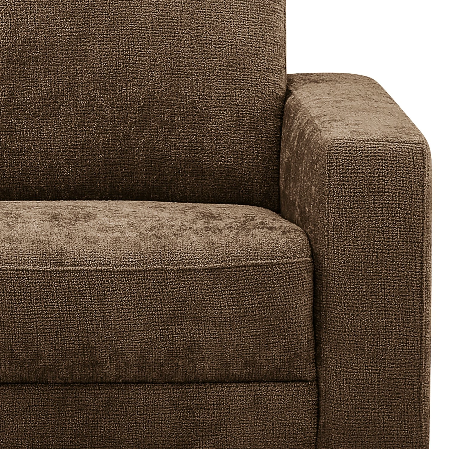Ponsel Polstermöbel Ecksofa City - Chenille Jiao: Dunkelbraun - Longchair davorstehend links 7 Ponsel Polstermöbel Ecksofa City - Chenille Jiao: Dunkelbraun - Longchair davorstehend links – Bild 7