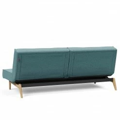 Innovation Möbel Schlafsofa Splitback Eik - Stoff Mixed Dance: Light Blue - Eiche Hell -WOHNZIMMERMÖBEL Verkäufe 1000244285 210218 14580900101 DETAILS P000000001000244285