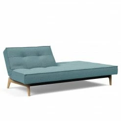 Innovation Möbel Schlafsofa Splitback Eik - Stoff Mixed Dance: Light Blue - Eiche Hell -WOHNZIMMERMÖBEL Verkäufe 1000244285 210218 14581500103 DETAILS P000000001000244285
