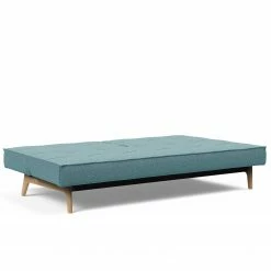 Innovation Möbel Schlafsofa Splitback Eik - Stoff Mixed Dance: Light Blue - Eiche Hell -WOHNZIMMERMÖBEL Verkäufe 1000244285 210218 14581800104 DETAILS P000000001000244285