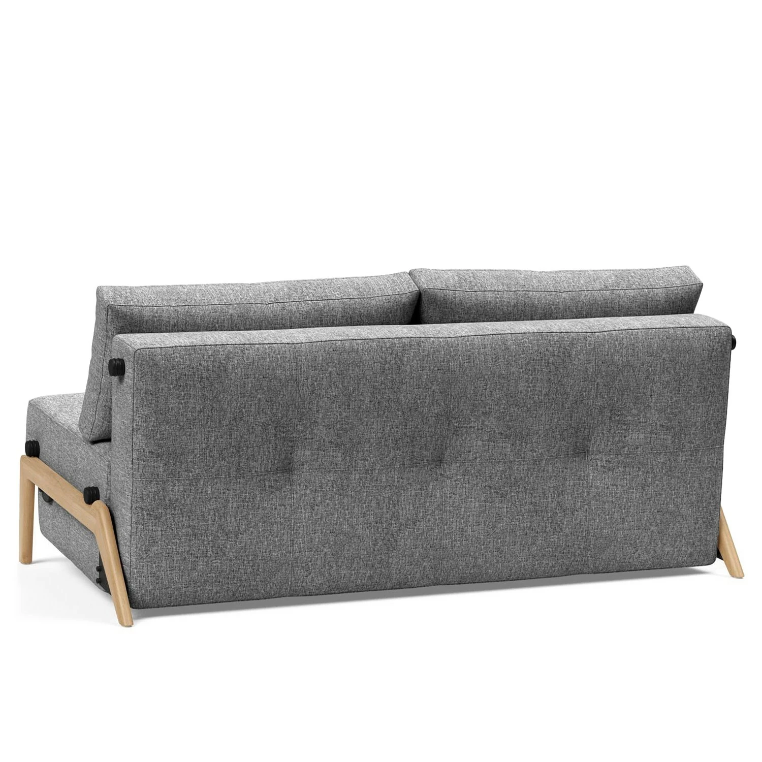 Innovation Möbel Schlafsofa Cubed - Stoff Twist: Granite - Breite: 168 cm - Eiche Hell 9 Innovation Möbel Schlafsofa Cubed - Stoff Twist: Granite - Breite: 168 cm - Eiche Hell – Bild 9