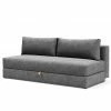 Innovation Möbel Schlafsofa Osvald - Stoff Twist: Granite