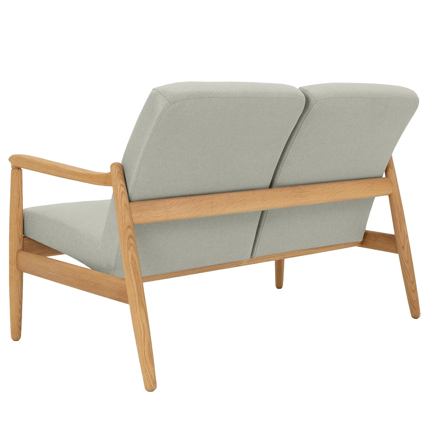 Studio Copenhagen Sofa Froid (2-Sitzer) - Webstoff - Webstoff Baca: Hellgrau - Eiche Hell 5 Studio Copenhagen Sofa Froid (2-Sitzer) - Webstoff - Webstoff Baca: Hellgrau - Eiche Hell – Bild 5