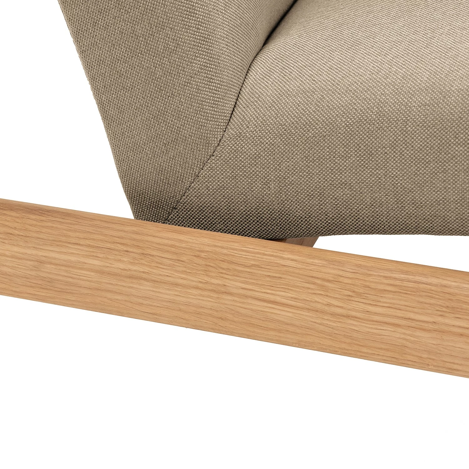 Studio Copenhagen Sofa Froid (3-Sitzer) - Webstoff - Webstoff Baca: Beige - Eiche Hell 6 Studio Copenhagen Sofa Froid (3-Sitzer) - Webstoff - Webstoff Baca: Beige - Eiche Hell – Bild 6