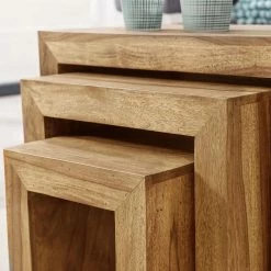 Naturoo Beistelltisch Verniolle I (3er-Set) - Akazie massiv -WOHNZIMMERMÖBEL Verkäufe 1000244846 210202 14493300012 DETAILS P000000001000244846