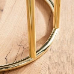 Red Living Beistelltisch Loubers - Glas / Metall - Schwarz / Gold -WOHNZIMMERMÖBEL Verkäufe 1000244871 210202 14554500147 DETAILS P000000001000244871