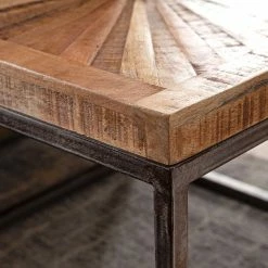 Naturoo Couchtisch Heusse I - Mango massiv / Metall - Mango / Schwarz -WOHNZIMMERMÖBEL Verkäufe 1000244881 210202 14591200216 DETAILS P000000001000244881