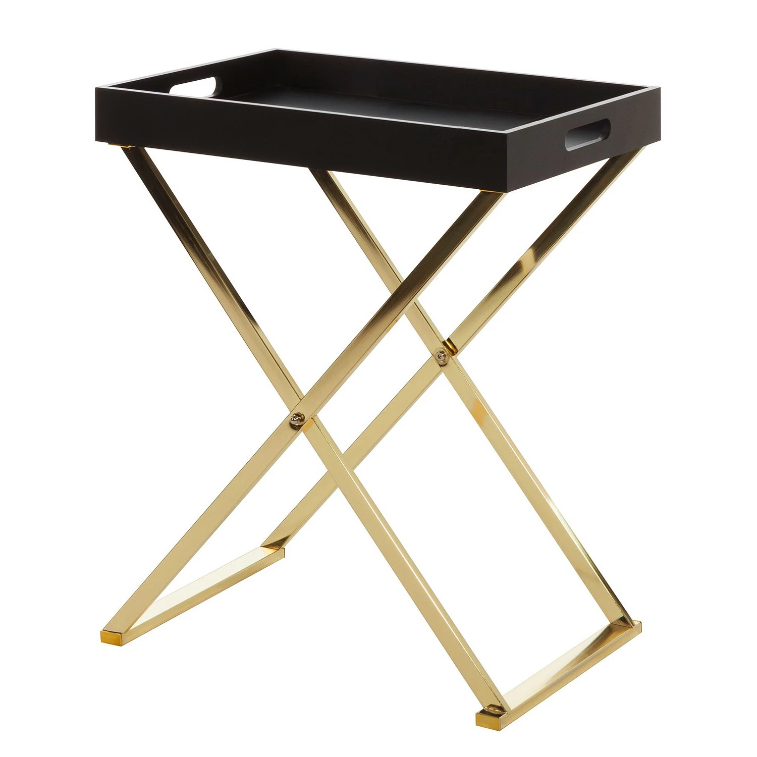 Loftscape Beistelltisch Lombres - Schwarz / Gold 1 Loftscape Beistelltisch Lombres - Schwarz / Gold