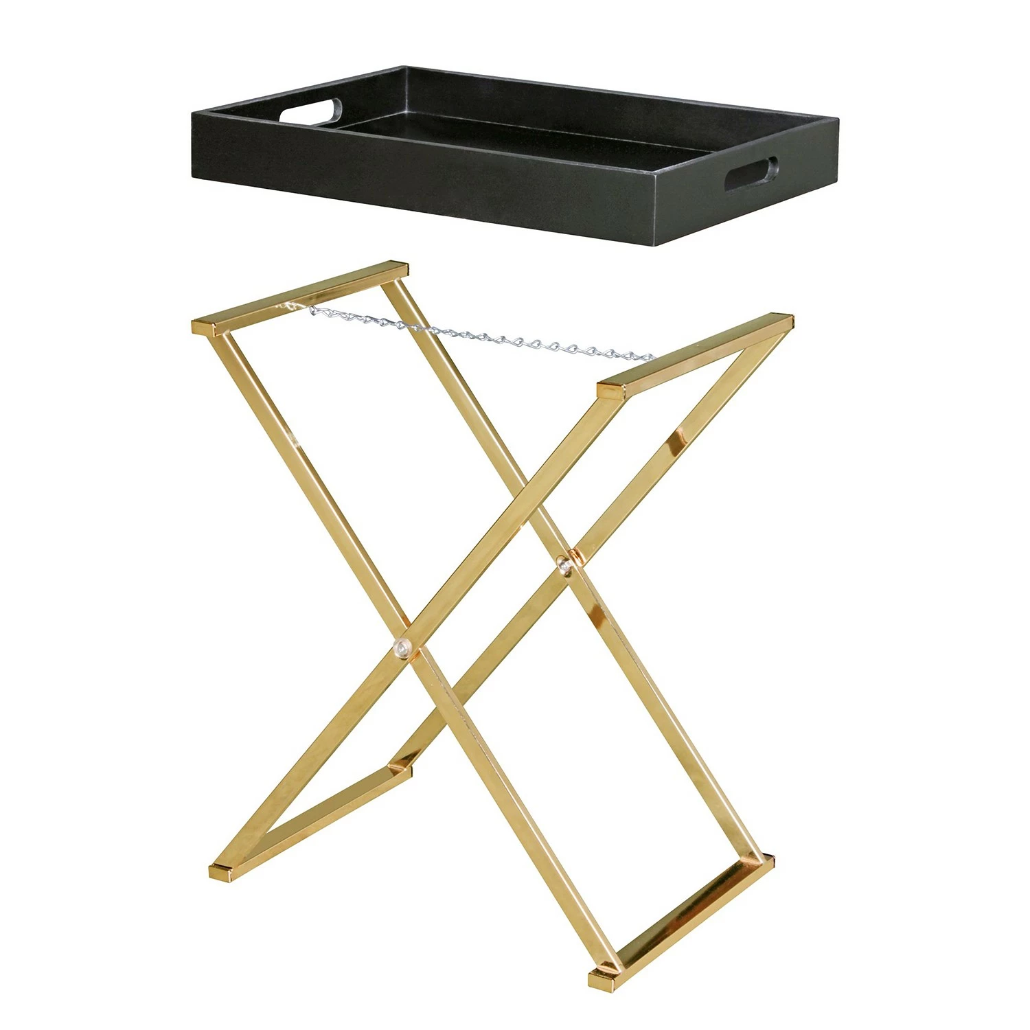 Loftscape Beistelltisch Lombres - Schwarz / Gold 4 Loftscape Beistelltisch Lombres - Schwarz / Gold – Bild 4