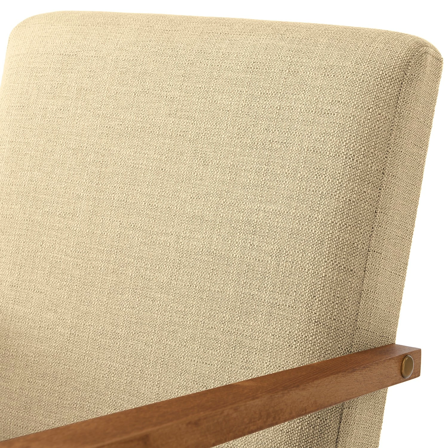 Studio Copenhagen Sessel Monklet - Webstoff - Webstoff Ekta: Beige - Buche Hell 4 Studio Copenhagen Sessel Monklet - Webstoff - Webstoff Ekta: Beige - Buche Hell – Bild 4