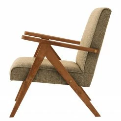 Studio Copenhagen Sessel Auklet - Webstoff - Webstoff Anait: Cappuccino - Buche Hell -WOHNZIMMERMÖBEL Verkäufe 1000244921 210225 13025600117 DETAILS P000000001000244921