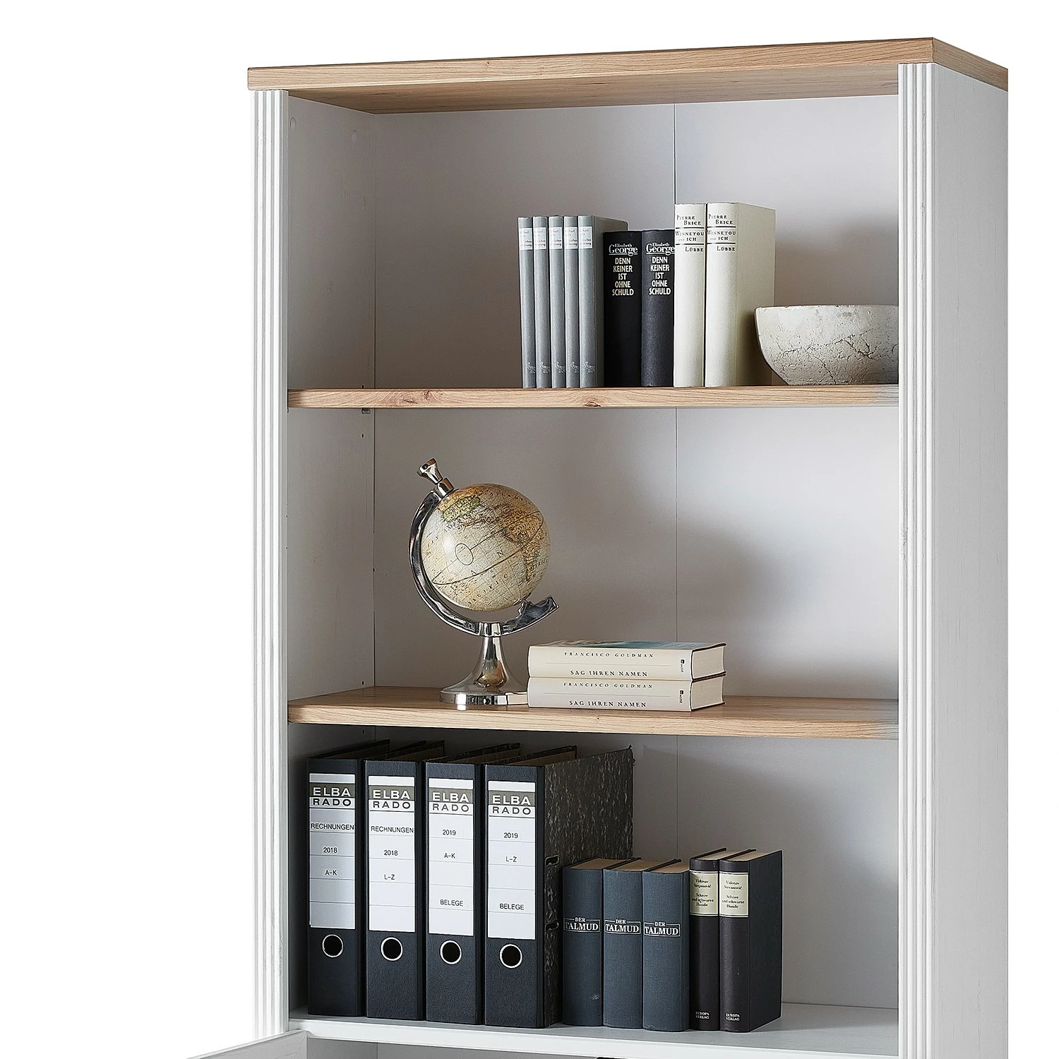 Ridgevalley Büroregal Jasmund I - Pinie Weiß Dekor 5 Ridgevalley Büroregal Jasmund I - Pinie Weiß Dekor – Bild 5