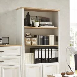 Ridgevalley Büroregal Jasmund I - Pinie Weiß Dekor 15 Ridgevalley Büroregal Jasmund I - Pinie Weiß Dekor -WOHNZIMMERMÖBEL Verkäufe 1000245007 210504 06312100137 DETAILS P000000001000245007