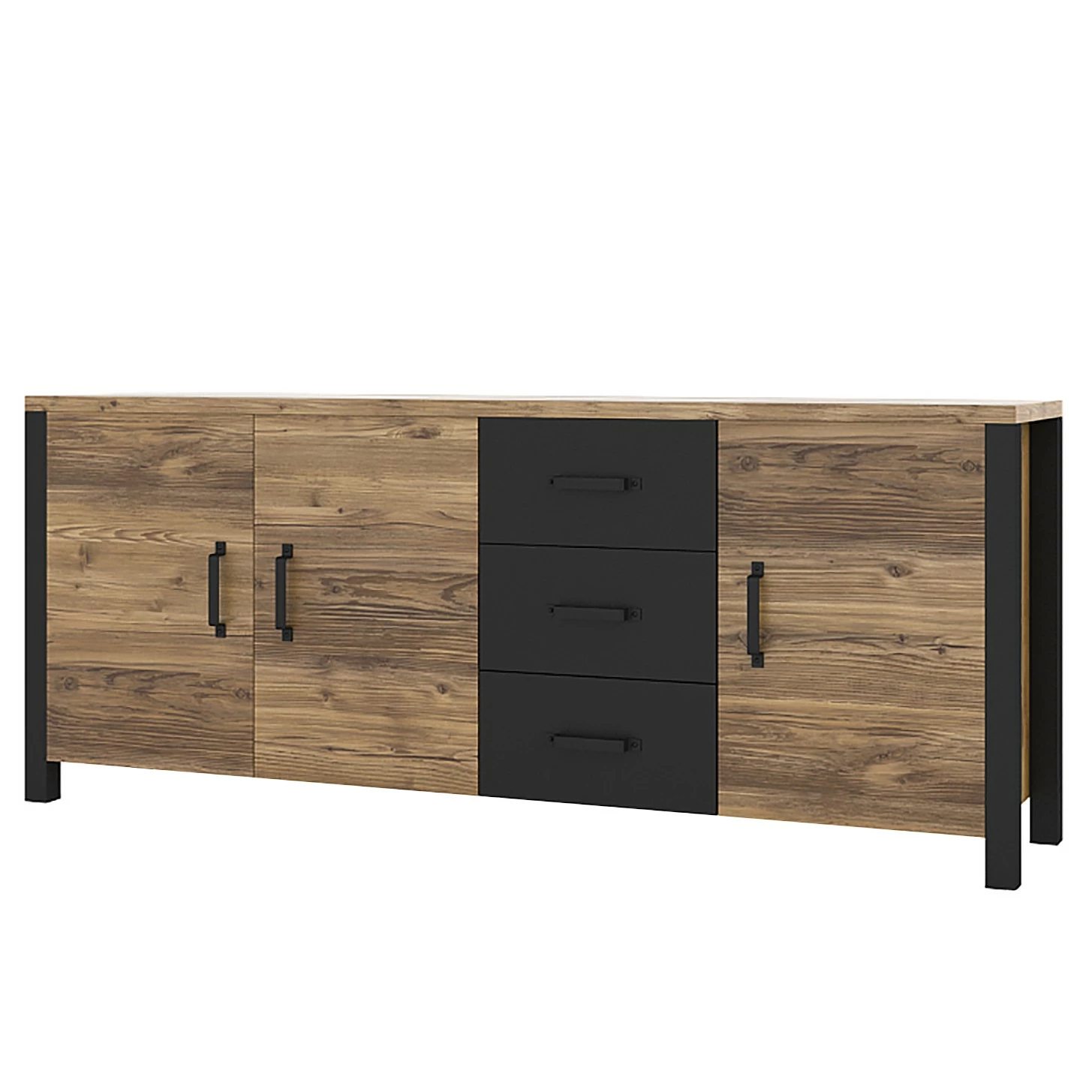 Red Living Sideboard Velleron II - Fichte Dekor 1 Red Living Sideboard Velleron II - Fichte Dekor
