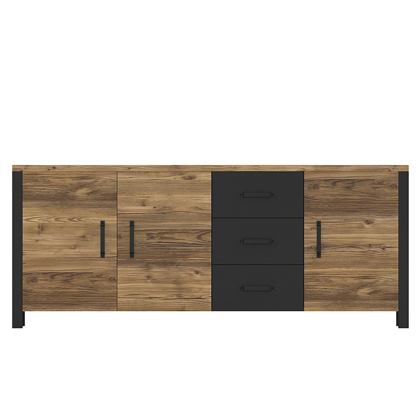 Red Living Sideboard Velleron II - Fichte Dekor 3 Red Living Sideboard Velleron II - Fichte Dekor – Bild 3