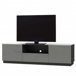 Loftscape TV-Lowboard Habas - Glas - Grau