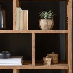 Ars manufacti Büroregal Domme - Akazie massiv / Eisen - Akazie / Anthrazit -WOHNZIMMERMÖBEL Verkäufe 1000246832 220705 024 MOOD DETAILS P000000001000246832 mood