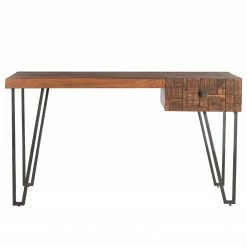 Wolf-Möbel Schreibtisch Bubry - Akazie massiv / Eisen - Akazie / Anthrazit 17 Wolf-Möbel Schreibtisch Bubry - Akazie massiv / Eisen - Akazie / Anthrazit -WOHNZIMMERMÖBEL Verkäufe 1000246833 220330 030 DETAILS P000000001000246833