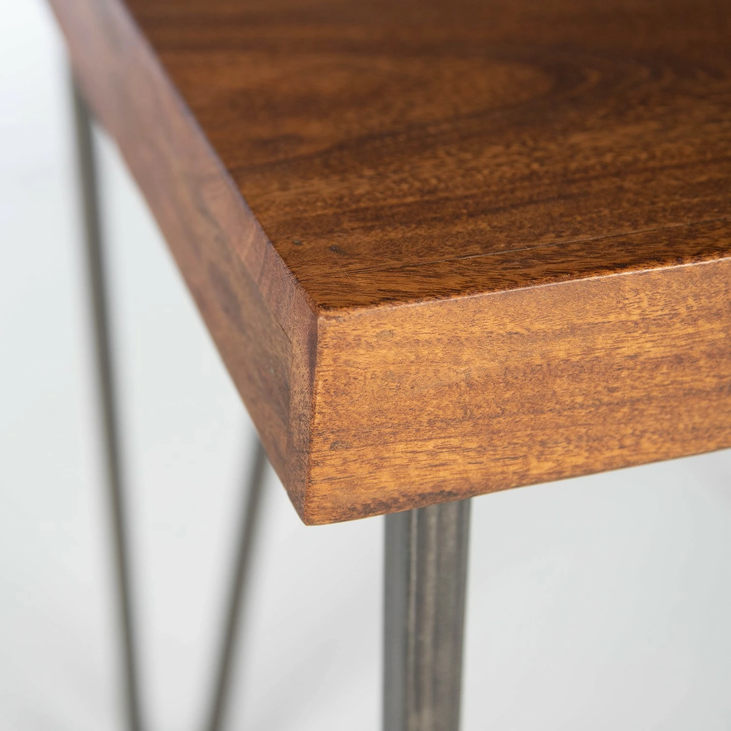 Wolf-Möbel Schreibtisch Bubry - Akazie massiv / Eisen - Akazie / Anthrazit 9 Wolf-Möbel Schreibtisch Bubry - Akazie massiv / Eisen - Akazie / Anthrazit – Bild 9