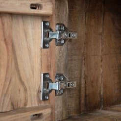 Ars manufacti Büroregal Domme II - Akazie massiv / Eisen - Akazie / Anthrazit -WOHNZIMMERMÖBEL Verkäufe 1000246834 220406 035 DETAILS P000000001000246834