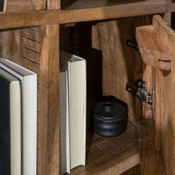 Ars manufacti Büroregal Domme II - Akazie massiv / Eisen - Akazie / Anthrazit -WOHNZIMMERMÖBEL Verkäufe 1000246834 220705 025 MOOD DETAILS P000000001000246834 mood