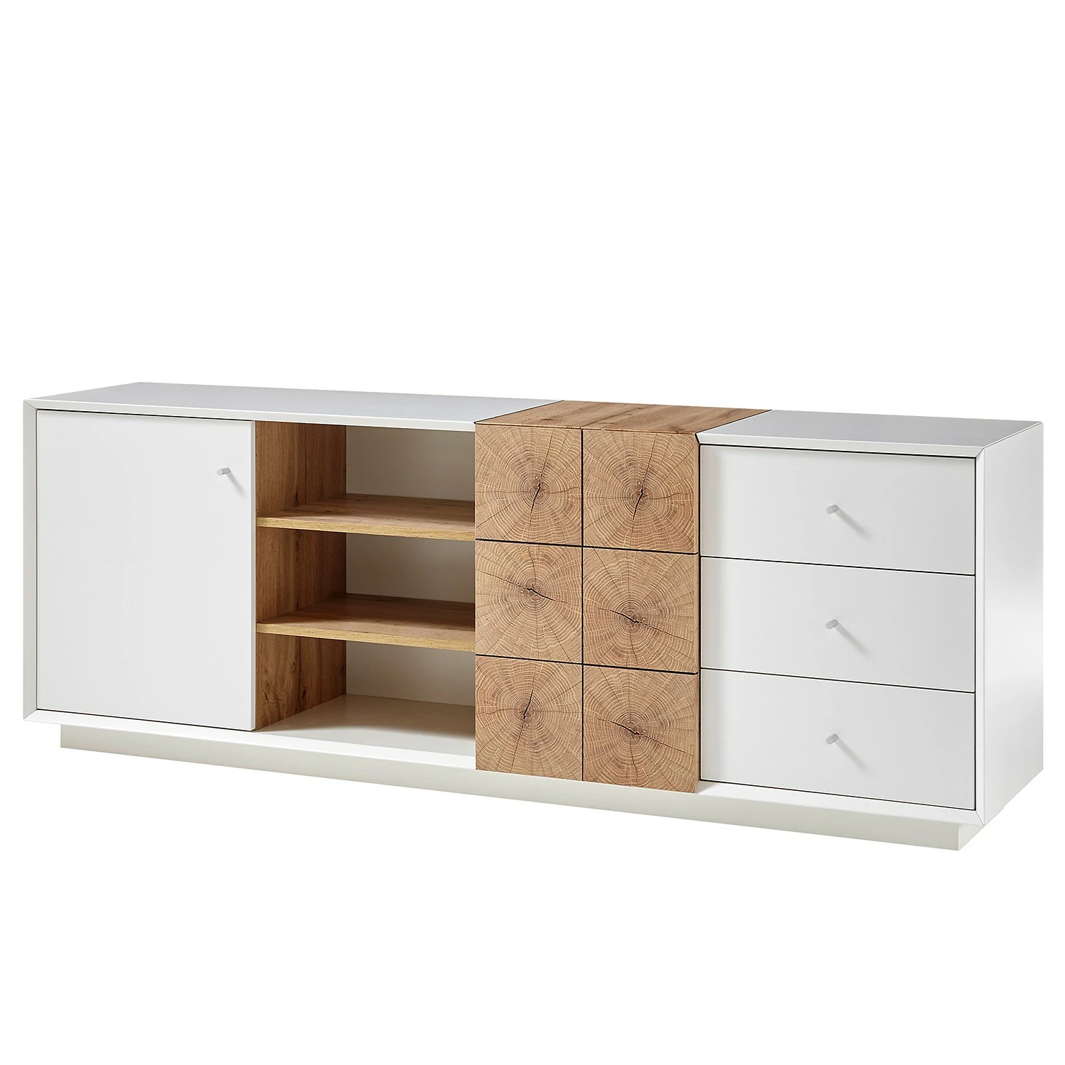 Loftscape Sideboard Crecora I - Weiß / Eiche Dekor 1 Loftscape Sideboard Crecora I - Weiß / Eiche Dekor