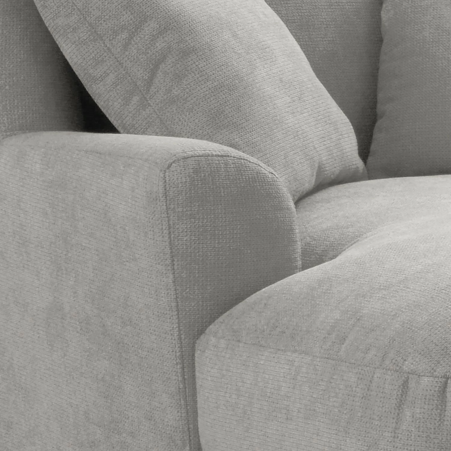 Norrwood XXL Sessel Liwan - Webstoff Palila: Granit 5 Norrwood XXL Sessel Liwan - Webstoff Palila: Granit – Bild 5