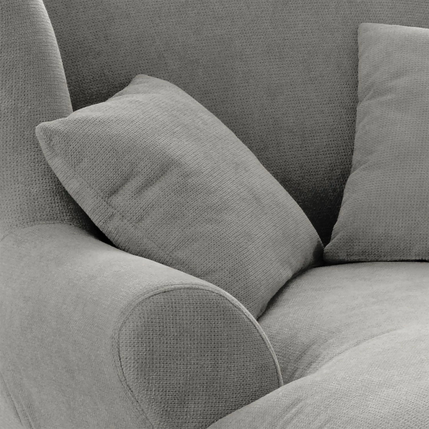 Naturoo XXL Sessel Cebu - Webstoff - Webstoff Palila: Granit 9 Naturoo XXL Sessel Cebu - Webstoff - Webstoff Palila: Granit – Bild 9