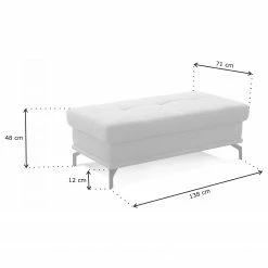 Loftscape Polsterhocker Odenas - Webstoff - Webstoff Palila: Schwarz -WOHNZIMMERMÖBEL Verkäufe 1000248718 210317 15124200509 SKETCH DETAILS P000000001000248718 sketch