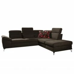 Loftscape Ecksofa Tamaris II - Webstoff - Webstoff Palila: Espresso - Ecke davorstehend rechts - Mit Schlaffunktion -WOHNZIMMERMÖBEL Verkäufe 1000248791 210317 15134901413 DETAILS P000000001000248791