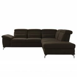 Loftscape Ecksofa Tamaris II - Webstoff - Webstoff Palila: Espresso - Ecke davorstehend rechts - Mit Schlaffunktion -WOHNZIMMERMÖBEL Verkäufe 1000248791 210317 15134901414 DETAILS P000000001000248791