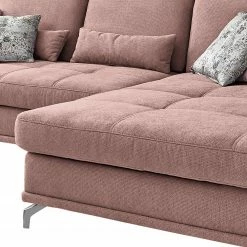 Loftscape Ecksofa Odenas - Webstoff - Webstoff Palila: Mauve - Longchair davorstehend rechts - Mit Schlaffunktion -WOHNZIMMERMÖBEL Verkäufe 1000248827 210317 15142401904 DETAILS P000000001000248827