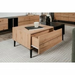 Loftscape Couchtisch Bedee - Eiche Artisan Dekor / Schwarz -WOHNZIMMERMÖBEL Verkäufe 1000248861 210218 08473100003 MOOD DETAILS P000000001000248861 mood