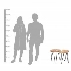 Naturoo Beistelltisch Vignats (2-teilig) - Mango massiv / Metall - Mango / Schwarz -WOHNZIMMERMÖBEL Verkäufe 1000249479 210224 15504000020 SKETCH DETAILS P000000001000249479 sketch