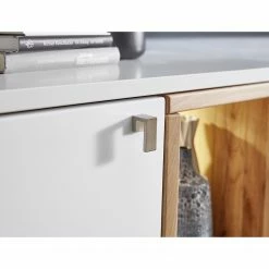Loftscape Highboard Cordelle I - Inkl. Beleuchtung - Matt Weiß / Wildbuche -WOHNZIMMERMÖBEL Verkäufe 1000249572 210302 14405200038 DETAILS P000000001000249572