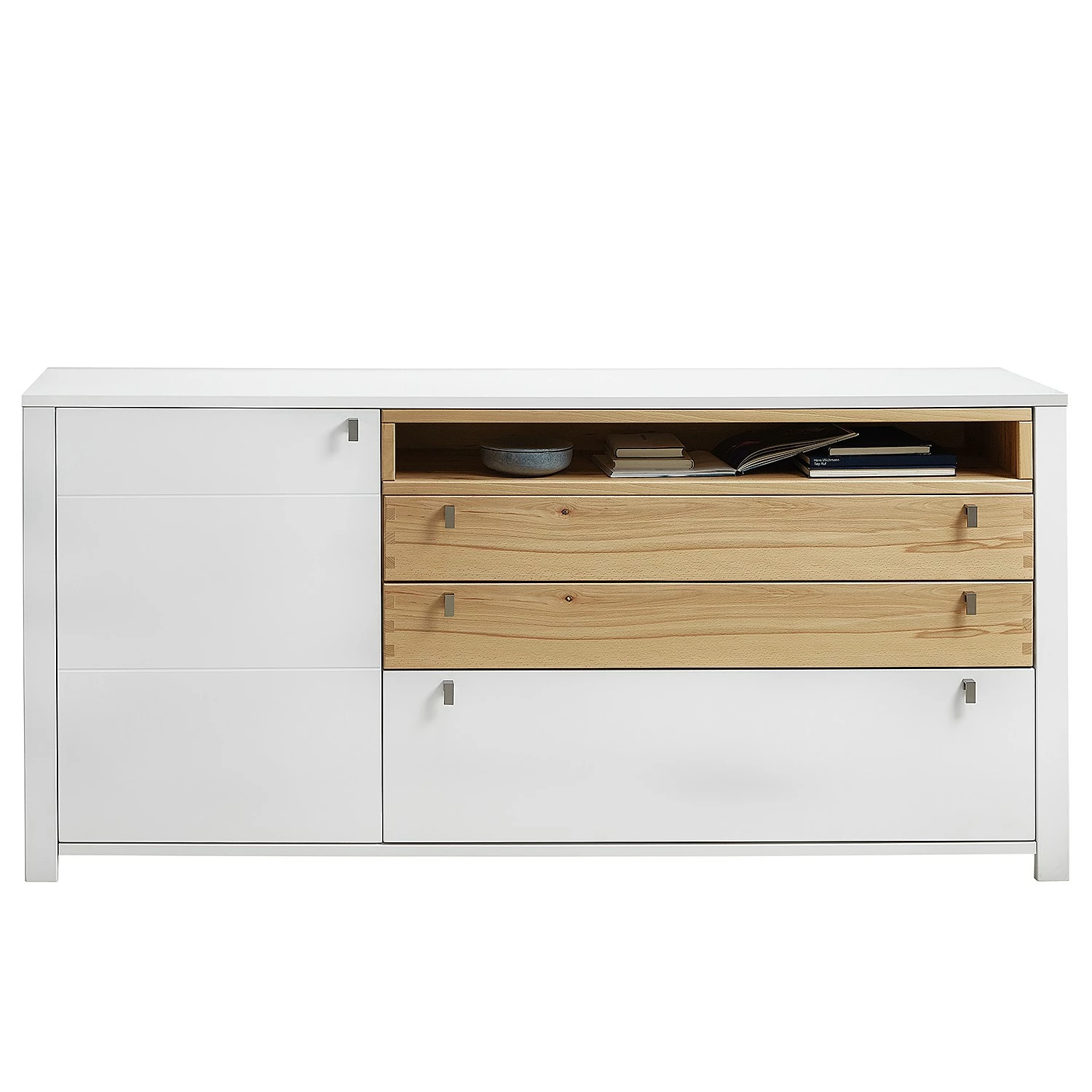 Loftscape Sideboard Cordelle - Matt Weiß / Wildbuche 7 Loftscape Sideboard Cordelle - Matt Weiß / Wildbuche – Bild 7