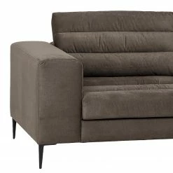 Fredriks Ecksofa Valmorel - Webstoff - Microfaser Knarik: Cappuccino - Longchair davorstehend rechts - Ohne Hocker -WOHNZIMMERMÖBEL Verkäufe 1000249771 210415 15384400043 DETAILS P000000001000249771