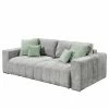 Loftscape Schlafsofa Gordes - Webstoff - Webstoff Oda: Hellgrau