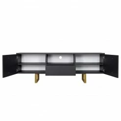 Tenzo TV-Lowboard Birka - Anthrazit -WOHNZIMMERMÖBEL Verkäufe 1000250354 210310 15083700073 DETAILS P000000001000250354