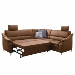 Loftscape Ecksofa Guillon - Microfaser - Microfaser Taeko: Braun - Ausrichtung links - Mit Schlaffunktion -WOHNZIMMERMÖBEL Verkäufe 1000253794 210602 13440900042 DETAILS P000000001000253794
