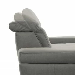 Loftscape Ecksofa Beutin - Flachgewebe - Flachgewebe Olea: Grau - Longchair davorstehend links - Mit Schlaffunktion -WOHNZIMMERMÖBEL Verkäufe 1000253828 210419 15114600887 DETAILS P000000001000253828