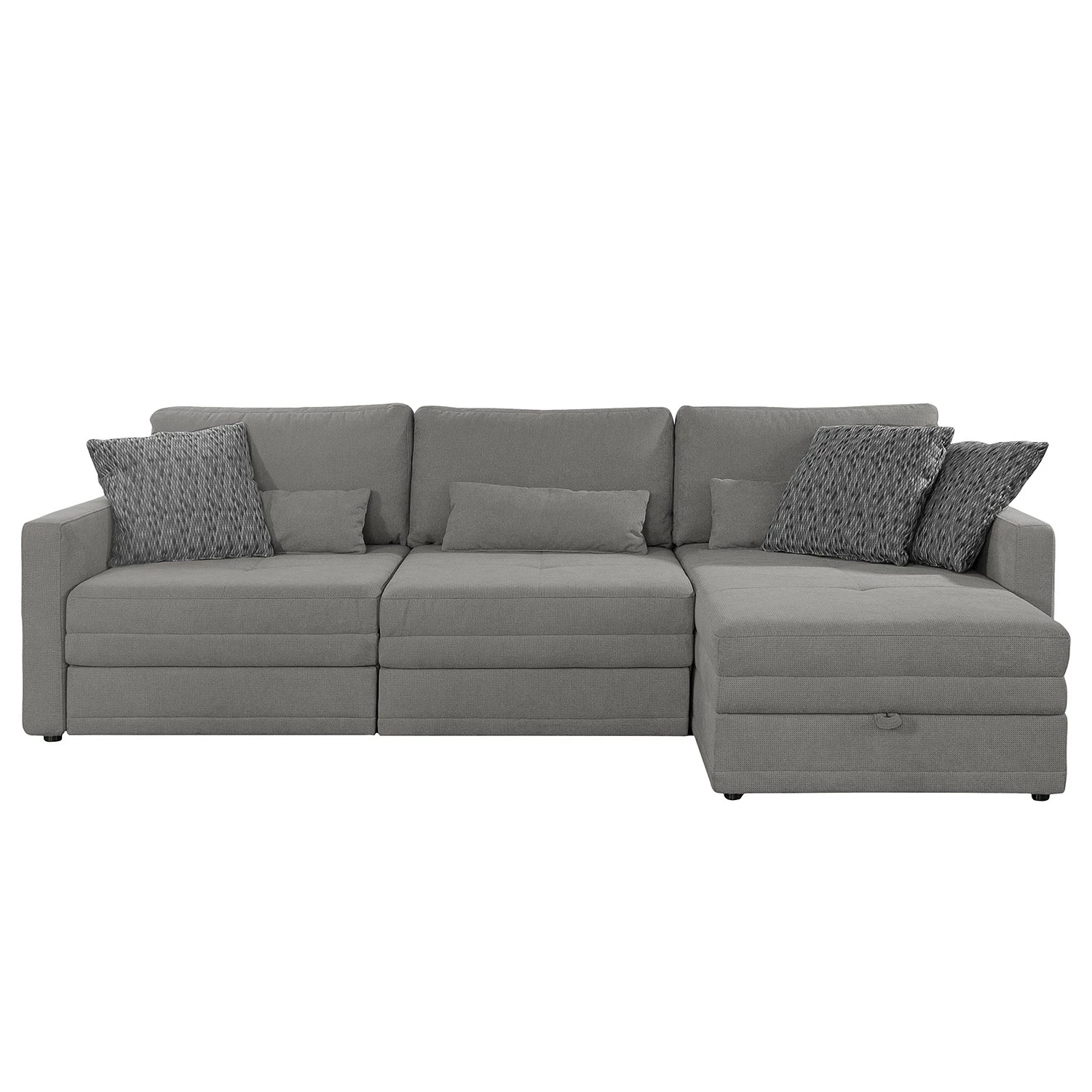 Loftscape Ecksofa Guillac - Webstoff - Webstoff Palila: Fango - Longchair davorstehend rechts - Mit Schlaffunktion 6 Loftscape Ecksofa Guillac - Webstoff - Webstoff Palila: Fango - Longchair davorstehend rechts - Mit Schlaffunktion – Bild 6