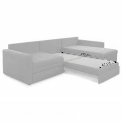 Loftscape Ecksofa Guillac - Webstoff - Webstoff Palila: Fango - Longchair davorstehend rechts - Mit Schlaffunktion 22 Loftscape Ecksofa Guillac - Webstoff - Webstoff Palila: Fango - Longchair davorstehend rechts - Mit Schlaffunktion -WOHNZIMMERMÖBEL Verkäufe 1000253868 210419 15175601261 SKETCH DETAILS P000000001000253868 sketch