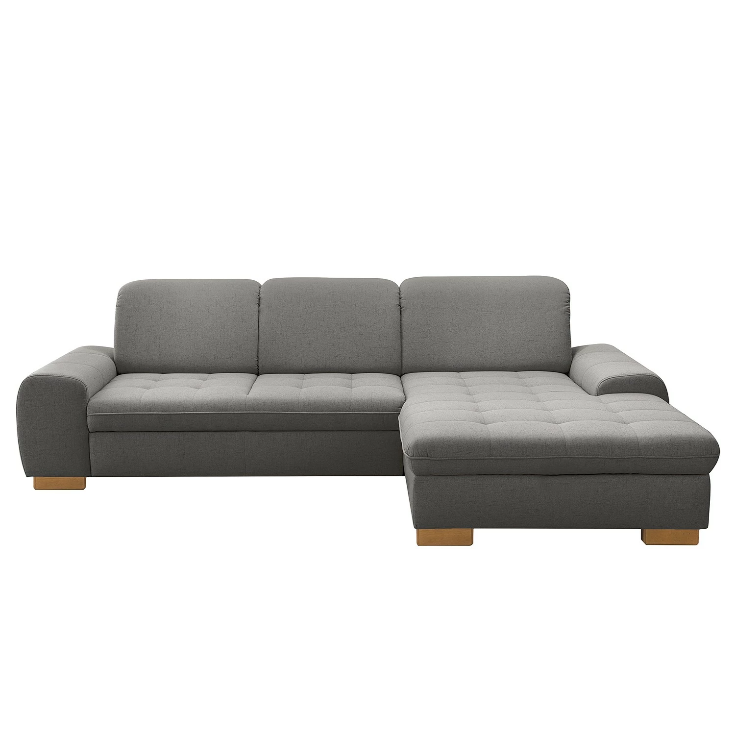 Loftscape Ecksofa Boussay - Webstoff - Webstoff Neli: Grau - Longchair davorstehend rechts - Mit Schlaffunktion 6 Loftscape Ecksofa Boussay - Webstoff - Webstoff Neli: Grau - Longchair davorstehend rechts - Mit Schlaffunktion – Bild 6