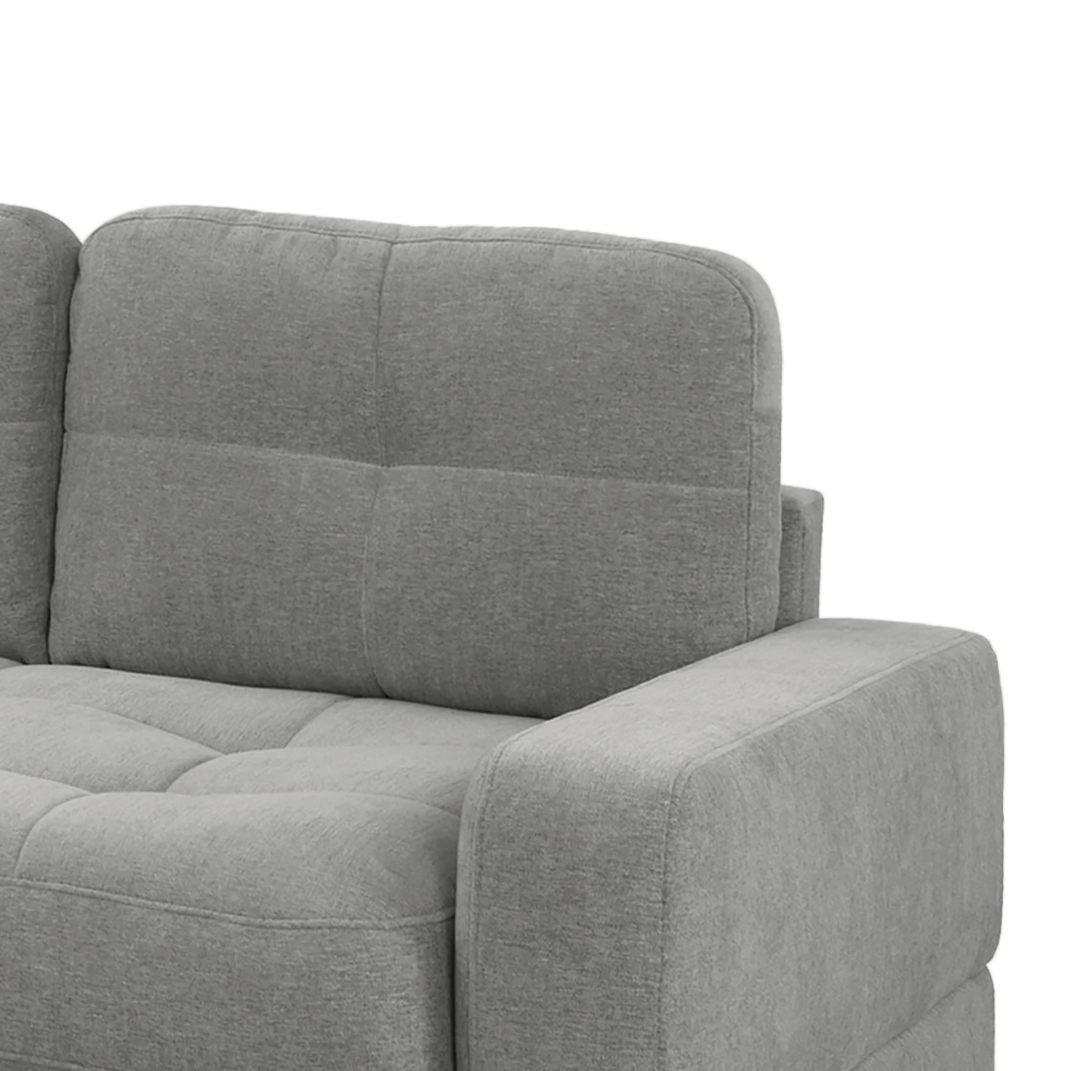 Fredriks Bigsofa Montfort - Chenille - Chenille Alix: Grau 6 Fredriks Bigsofa Montfort - Chenille - Chenille Alix: Grau – Bild 6